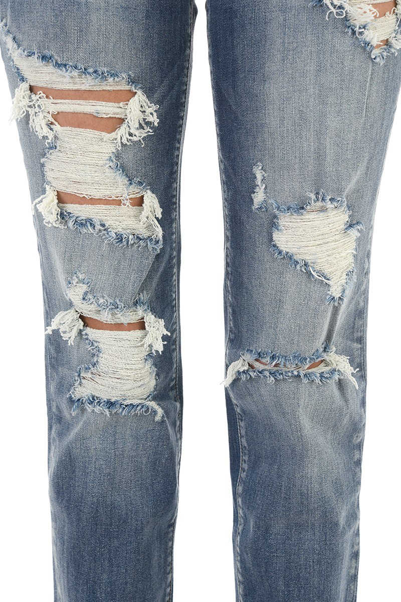 Blue Juliet - Destroyed Boyfriend Jeans - Image 5