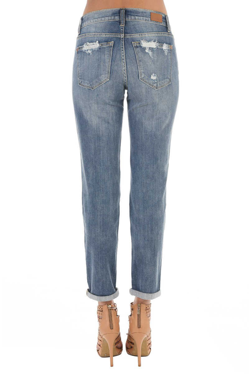 Blue Juliet - Destroyed Boyfriend Jeans - Image 6
