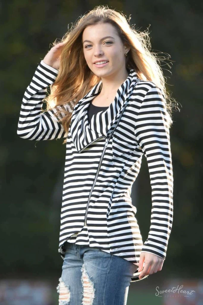 Label Me Amazing - Asymetrical Zipper Jacket - Image 3