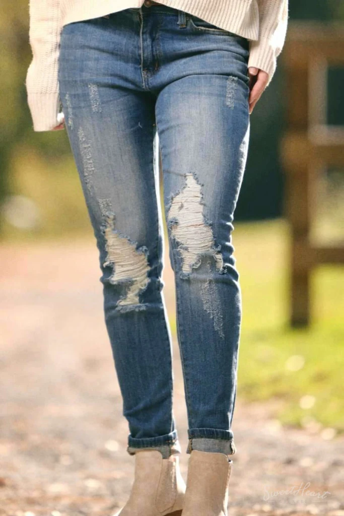 Rebel Heartz Skinny Jeans - Image 4