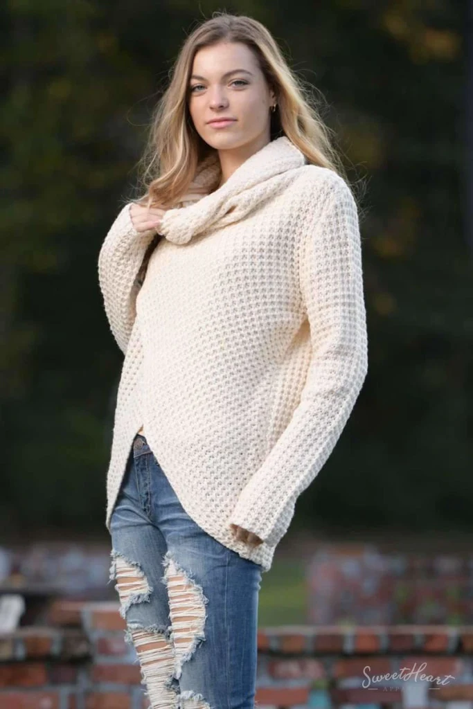 Wrap Me In Love Sweater - Ivory - Image 6