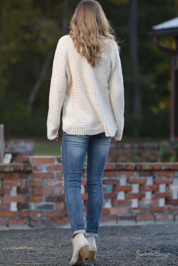 Wrap Me In Love Sweater - Ivory - Image 7