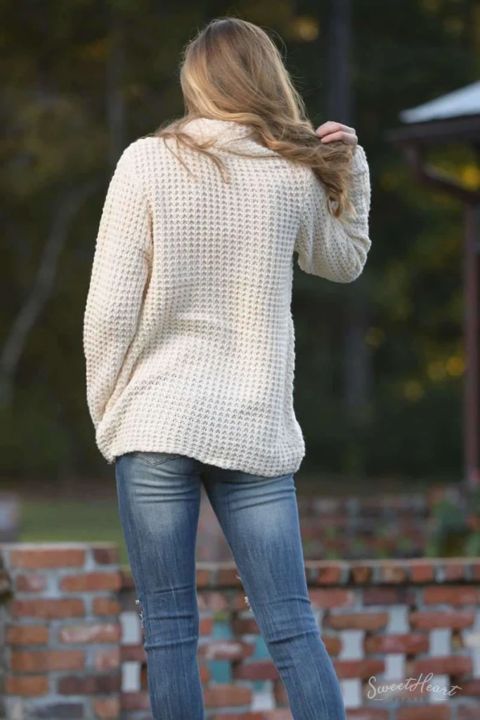 Wrap Me In Love Sweater - Ivory - Image 8